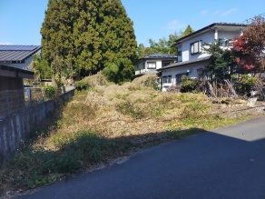 現況渡しです。聖地費用は買主負担