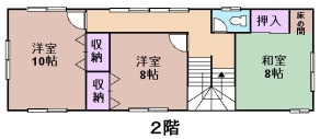 2階間取図