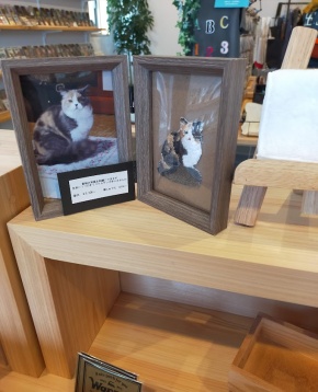 ペットの写真でワッペンができます。
